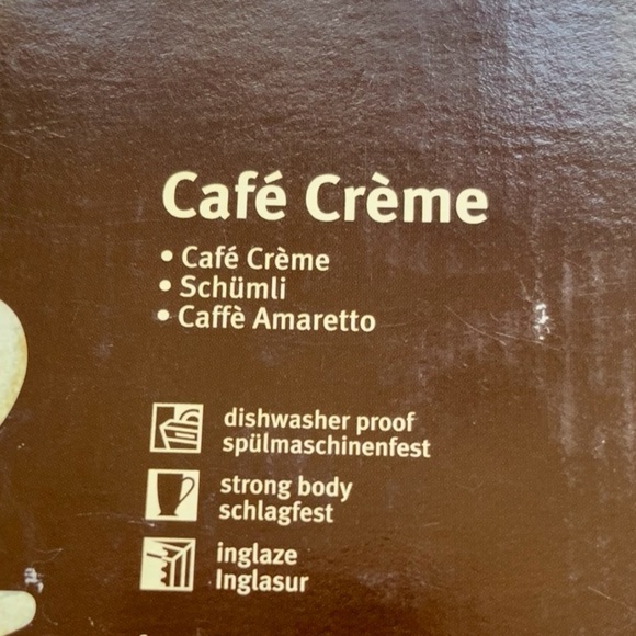 Set of 4 White Café Crème Bowls - Picture 5 of 7